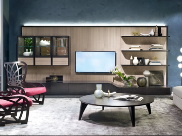 DESYO - Sectional TV wall system by Carpanelli