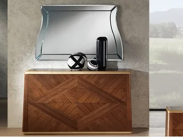 DESYO - Walnut chest of drawers by Carpanelli