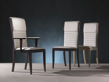 GALILEO - Upholstered fabric chair by Carpanelli