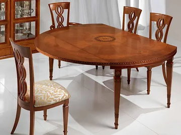 I CAPITELLI - Wooden dining table by Carpanelli