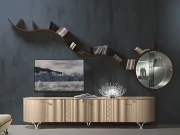 MISTRAL - Contemporary style wooden sideboard with doors by Carpanelli