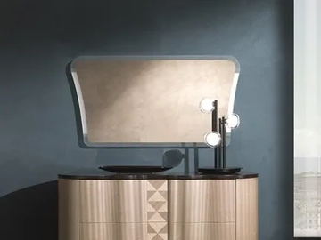 MISTRAL - Rectangular wall-mounted mirror by Carpanelli