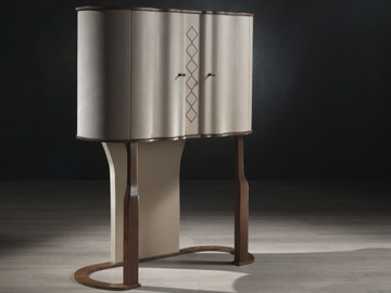 MISTRAL - Wooden bar cabinet by Carpanelli