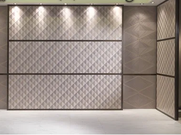 OPTICAL SKIN - Wooden boiserie by Carpanelli