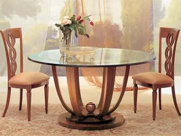 PRIMAVERA - Round crystal table by Carpanelli