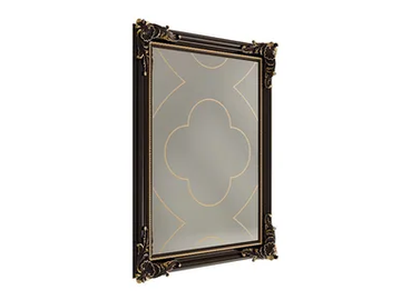 6034 - Rectangular framed wall-mounted mirror by Carpanese Home
