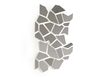 7528 - Mirrored glass wall decor item by Carpanese Home