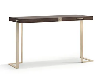 7983 - Rectangular wooden console table with metal legs by Carpanese Home