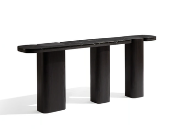 ERICE C - Rectangular console table with marble top by Carpanese Home