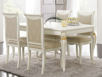 DIAMANTE - Extending rectangular wooden dining table by CASA +39