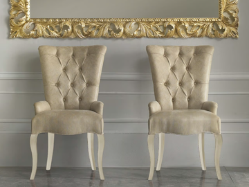 DIAMANTE - Upholstered tufted Eco-leather easy chair by CASA +39