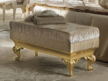 DIAMANTE - Upholstered wooden bench by CASA +39