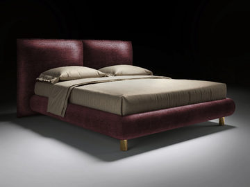 ERYTHEA - Double bed with upholstered headboard by CASA +39