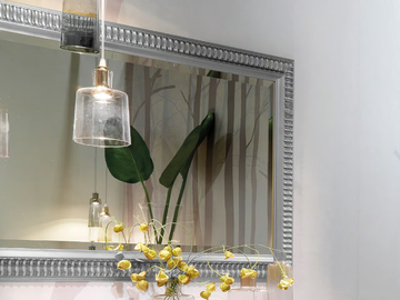 Framed mirror - Framed wall-mounted rectangular mirror by CASA +39