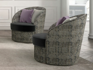 GIGLIO - Fabric armchair by CASA +39