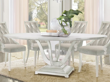 GIULIETTA - Round wooden dining table by CASA +39