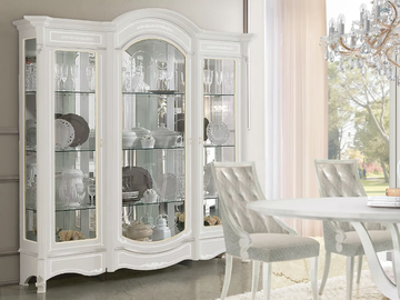 GIULIETTA - Wooden display cabinet with integrated lighting by CASA +39