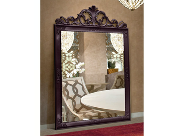 GOLD - Rectangular framed wall-mounted mirror by CASA +39