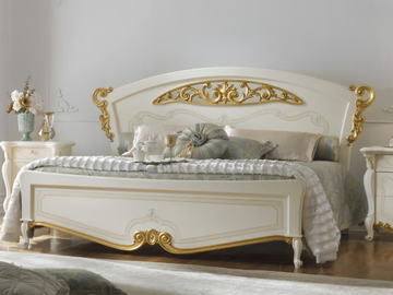 LA FENICE - Wooden double bed by CASA +39