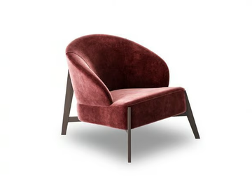 MOON - Fabric armchair with armrests by CASA +39