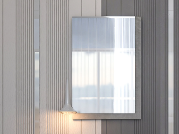 PHOENIX - Rectangular wall-mounted mirror by CASA +39