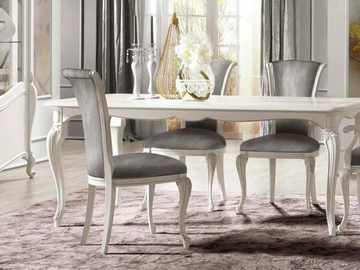 PUCCINI - Extending rectangular wooden dining table by CASA +39