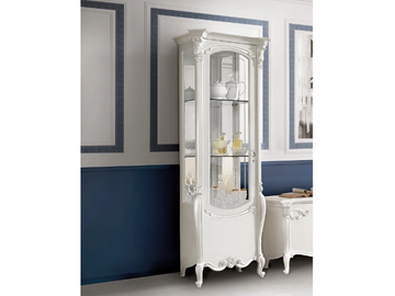 PUCCINI - Wooden display cabinet with integrated lighting by CASA +39