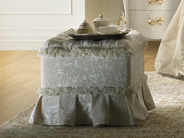 ROSSINI - Upholstered square pouf by CASA +39
