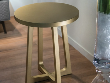 Round coffee table - Round wooden side table by CASA +39