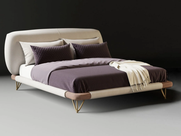 SOPHISMA - Upholstered fabric double bed by CASA +39