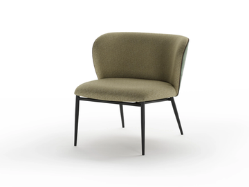 CAPRI - Upholstered fabric easy chair by Casa Covre