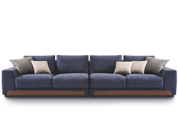 ISOLA - Modular 4 seater fabric sofa by Casa Covre
