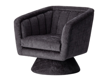 CAPRICE - Swivel fabric armchair with armrests by Casa Magna