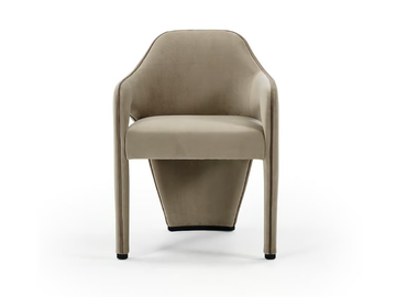 MARLON - Fabric chair with armrests by Casa Magna