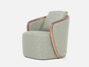 CASSOLA - Fabric armchair with armrests by Casa