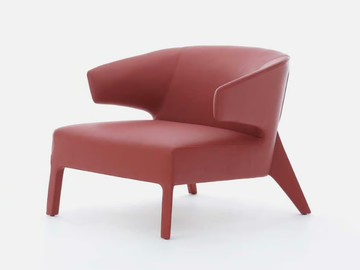 GAVELLO - Easy chair with armrests by Casa