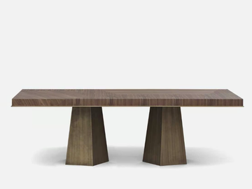 LEVANZO - Rectangular wooden dining table by Casa