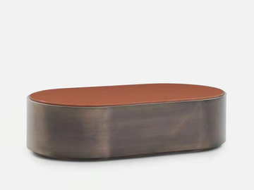 PANAREA - Oval metal coffee table by Casa