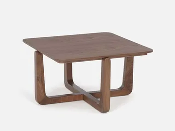 PLATI - Square wooden coffee table by Casa