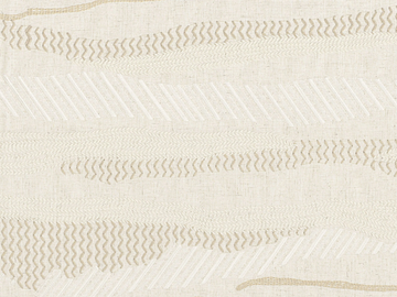 ASO - Embroidered solid-color fabric for curtains by CASAMANCE