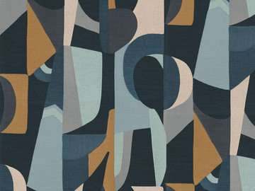 ASSEMBLAGE - Embroidered motif wallpaper by CASAMANCE