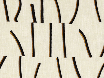 BEJUCO - Embroidered fabric with graphic pattern by CASAMANCE