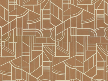 CINÉTIQUE - Geometric metallic effect washable wallpaper by CASAMANCE