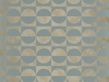 CIRCLES - Washable metallic effect geometric wallpaper by CASAMANCE