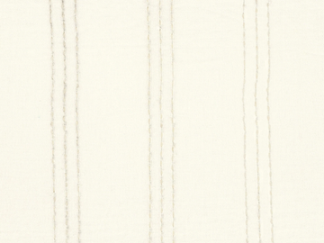DANZIG - Embroidered striped linen fabric by CASAMANCE