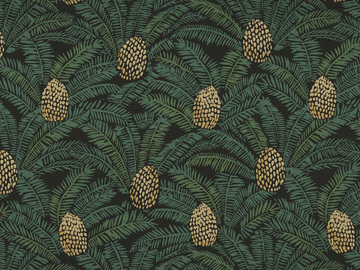 PALMETA - Washable nonwoven wallpaper with floral pattern by CASAMANCE