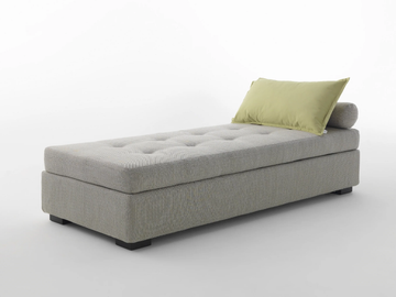FIGI ISOLA - Upholstered fabric day bed with removable cover by Casamania & Horm