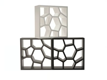OPUS INCERTUM - Open double-sided bookcase by Casamania & Horm