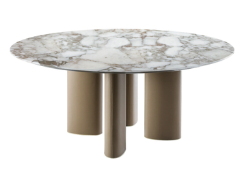 ARNE - Round marble table by Casamilano