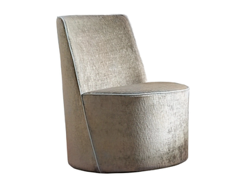 LEA - Fabric easy chair with removable cover by Casamilano